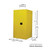 EAGLE 60 Gallon, 2 Shelves, 2 Door, Self Close, Flammable Liquid Cabinet, Yellow - 6010X