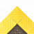 NOTRAX Interlocking Drainage Mat Diamond Flex-Lok  6X12 FEMLE Black/Yellow