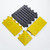 NOTRAX Interlocking Drainage Mat Diamond Flex-Lok  6X12 FEMLE Black/Yellow