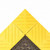 NOTRAX Interlocking Drainage Mat Diamond Flex-Lok™ 30X72 Black/Yellow