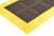 NOTRAX Interlocking Drainage Mat Diamond Flex-Lok™  30X96 Black/Yellow