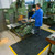 NOTRAX Interlocking Rubber Floor Mat Niru® Cushion-Ease®  3X3 Black - 650S0033BL