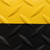 NOTRAX Diamond Plate Vinyl Runner™, Anti-Slip Mat 3X75 Black/Yellow - 737R0036YB