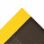 NOTRAX Black Diamond Plate Rubber Mat, Anti-Slip Runner 3X75 Black/Yellow - 738R0036YB