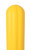 EAGLE 8" x 56" Fluted Bollard Cover, Yellow - 1738