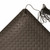 NOTRAX Black Anti-Static Mat, Non-Slip, Diamond Stat, 4X75 BLACK - 826R0475BL