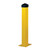 EAGLE 5" x 42", 1/4" Steel, Square, Bollard Post, Yellow - 1754