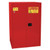 EAGLE 90 Gallon, 2 Shelves, 2 Door, Self Close, Flammable Liquid Cabinet, Red - 9010XRED