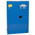 EAGLE 45 Gallon, 2 Door, 2 Shelves, Manual Close, Metal Corrosive Safety Cabinet, Blue - CRA47X