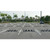 several CHECKERS 6' Black/White Parking Curb, Park-It®in a parking lot