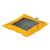 EAGLE 22" x 22", 1 Gallon Spill Capacity, Drip Pad, SpillNEST™, Yellow - T8340