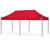 E-Z UP 10x20 Eclipse Black Steel Frame, Red Top