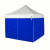 E-Z UP 4 Pack Duralon Sidewalls, Royal  Blue. Includes 3 Standard and 1 Midzip wall.