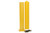 EAGLE 4" Bollard, 5" Sleeve, 42" High, Bollard Post and Sleeve Combo with Installation Kit, Yellow - 1744PS