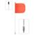 DRIVER SafetyWhips® Light Duty Whip with Orange Mesh Flag