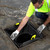 ENPAC Rectangular, Cone Style Storm Sentinel® Catch Basin Insert, Adjustable, Black - 16"x20" to 28"x36" (4341)