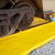 Railcar Track Pan Washdown Berm, Yellow