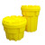 ULTRATECH 20-Gallon Ultra-Overpack Salvage Drum®, Yellow
