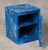 EAGLE 4 Gallon, 2 Shelves, Bench Top, Poly Acid and Corrosive Safety Cabinet, Quik-Assembly™, Blue - M04CRA