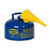 EAGLE 2.5 Gallon Steel Safety Can for Kerosene, Type I, Flame Arrester, Funnel, Blue - UI25FSB