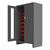 DURHAM 3703CXC-42B-1795,  Electronic Cabinet, 42 red bins