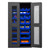 DURHAM EMDC-361872-30B-5295, Clearview Cabinet, 18X36, 30 blue bins