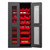 DURHAM EMDC-362472-30B-1795, Ventilated Cabinet, 24X36, 30 red bins
