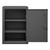 DURHAM HDC-202436-2S95, Cabinet, 12 guage, 2 shelves, 1 door