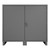 DURHAM HDC-247266-3S95, Cabinet, 24X72X66, 3 shelf, recessed