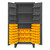 DURHAM HDC36-60-2S6D95, Cabinet, 8 shelves, 60 yellow bins