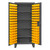 DURHAM HDC36-96-4S95, Cabinet, 4 shelves, 96 yellow bins