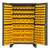 DURHAM JC-171-95, Cabinet, 14 gauge, 171 yellow bins