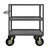 DURHAM RICNM-243645-3-ALU-95, Rolling Instrument Cart, 3 shelves