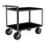 DURHAM RSCR243638ALDRM8PN95, Stock cart, 2 shelf, raised handle