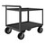 DURHAM RSCR243638ALU8PN95, Stock cart, 2 shelf, raised handle