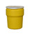 EAGLE 10 Gallon, Plastic Lever-Lock, Lab Pack Plastic Barrel Drum, Yellow - 1609