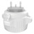 JUSTRITE 53mm Carboy Cap, Open Top with Adapter, Two 1/8" Molded-in Hose Barbs and Vent - 12854