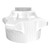 JUSTRITE 120mm Carboy Cap, Open Top with Closed Adapter, Package of 2 - 12862