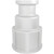 JUSTRITE Spigot Fitting, 1-1/8" Thread With 3/4" Sanitary Connect - 12906