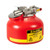 JUSTRITE 2 Gallon, Polyethylene Safety Can for Liquid Disposal, Built-In Fill Gauge, Red - 14265