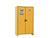 JUSTRITE 45 Gallon, 3 Shelves, 2 Hybrid-Close Doors, 30-Minute EN Flammable Safety Cabinet, Yellow - 22603