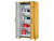 JUSTRITE 30 Gallon, 3 Shelves, 2 Hybrid-Close Doors, 90-Minute EN Flammable Safety Cabinet, Yellow - 22605