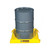 JUSTRITE 2' x 2' x 4", 10 Gallon Spill Capacity, Maintenance Spill Berm, Yellow - 28400