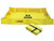 JUSTRITE 4' x 6' x 8", 119 Gallon Spill Capacity, Folding Spill Containment Berm, QuickBerm® Lite, Yellow - 28558