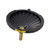 JUSTRITE Drum Funnel for Flammables With Drum Fill Vent and Flame Arrester, EcoPolyBlend™, Black - 28681