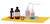JUSTRITE Polyethylene Shelf Tray for 22 Gallon Undercounter, 23 Gallon Slimline Safety Cabinet, Yellow - 29052