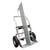 JUSTRITE Double Cylinder Hand Truck With Firewall, 16" Pneumatic Wheels, Rear Casters - 35044
