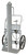 JUSTRITE Double Cylinder Hand Truck With Firewall and Hoist Ring, 20" Steel Wheels, Tool Box - 35048