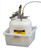 JUSTRITE 5 Gallon Capacity, HPLC Can Spill Basin, Polyethylene, Translucent - 84003