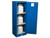 JUSTRITE 22 Gallon, 3 Shelf, 1 Door, Self Close, Hazardous Material Cabinet, Sure-Grip® EX Slimline, Royal Blue - 862228